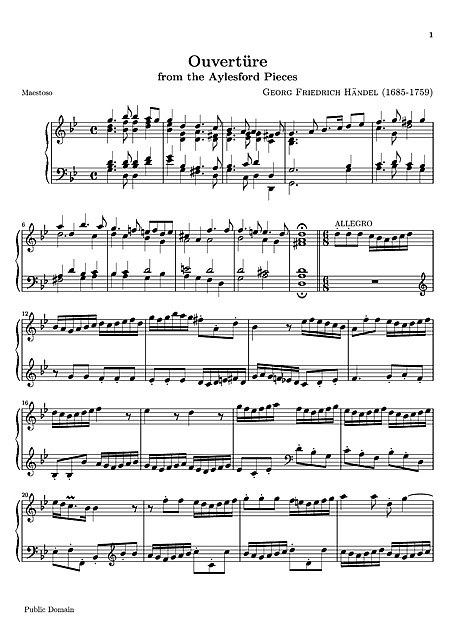 Miniatura de partitura