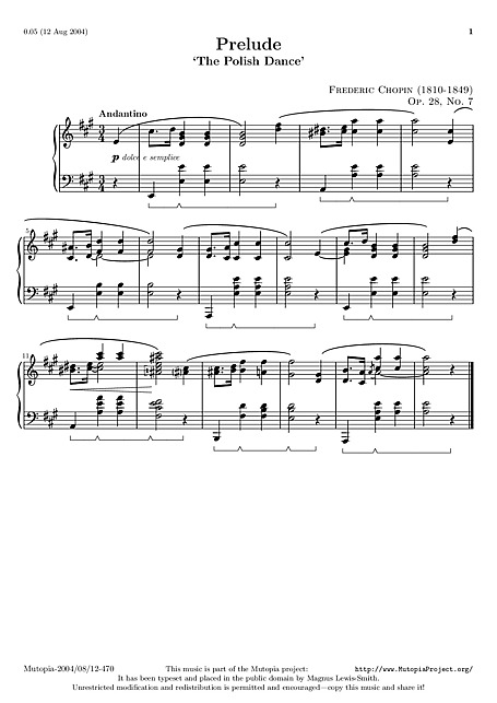 Miniatura de partitura