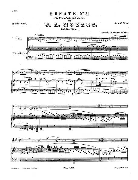 Miniatura de partitura