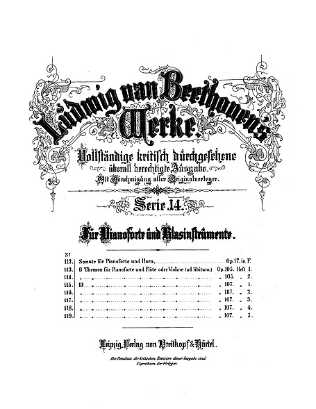 Miniatura de partitura
