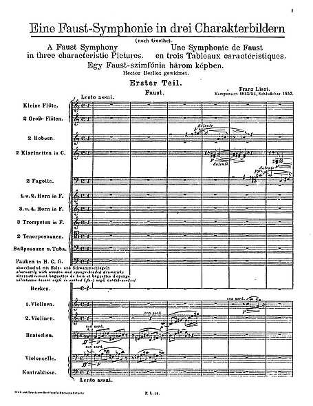 Miniatura de partitura