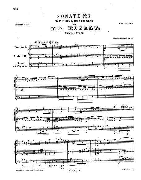 Miniatura de partitura